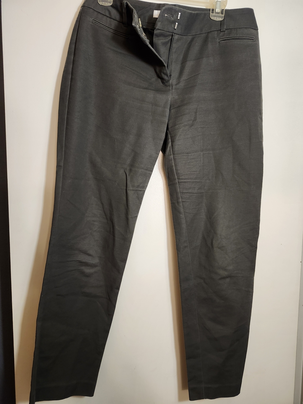 Women's Van Huesen Dark Grey Dress Pants - Size 8